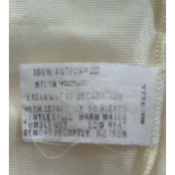 Vintage Vassarette Women's 36 Yellow Nylon Romper Teddy Lingerie - Picture 9 of 11